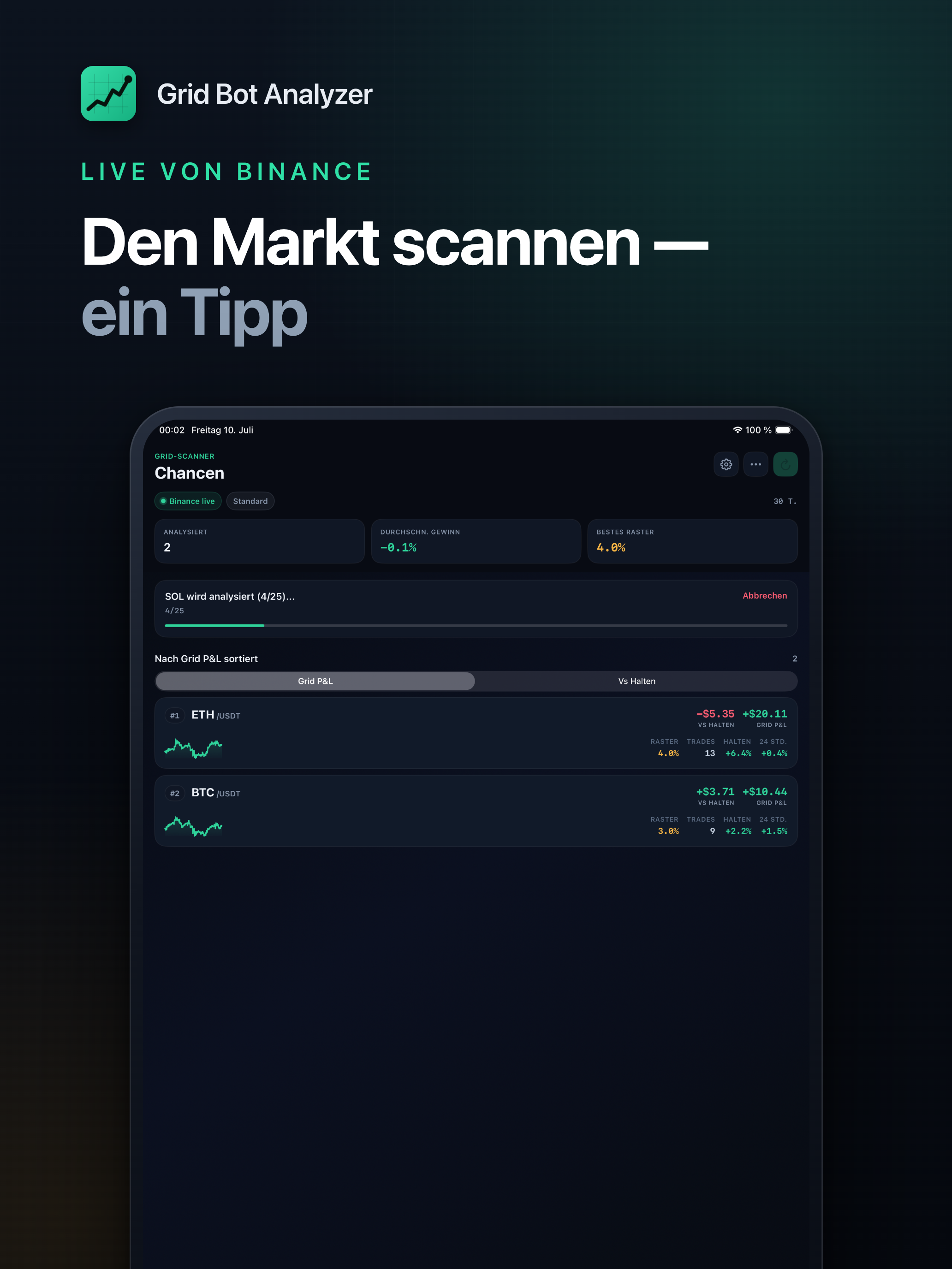 Crypto Grid Bot Analyzer screenshot 6