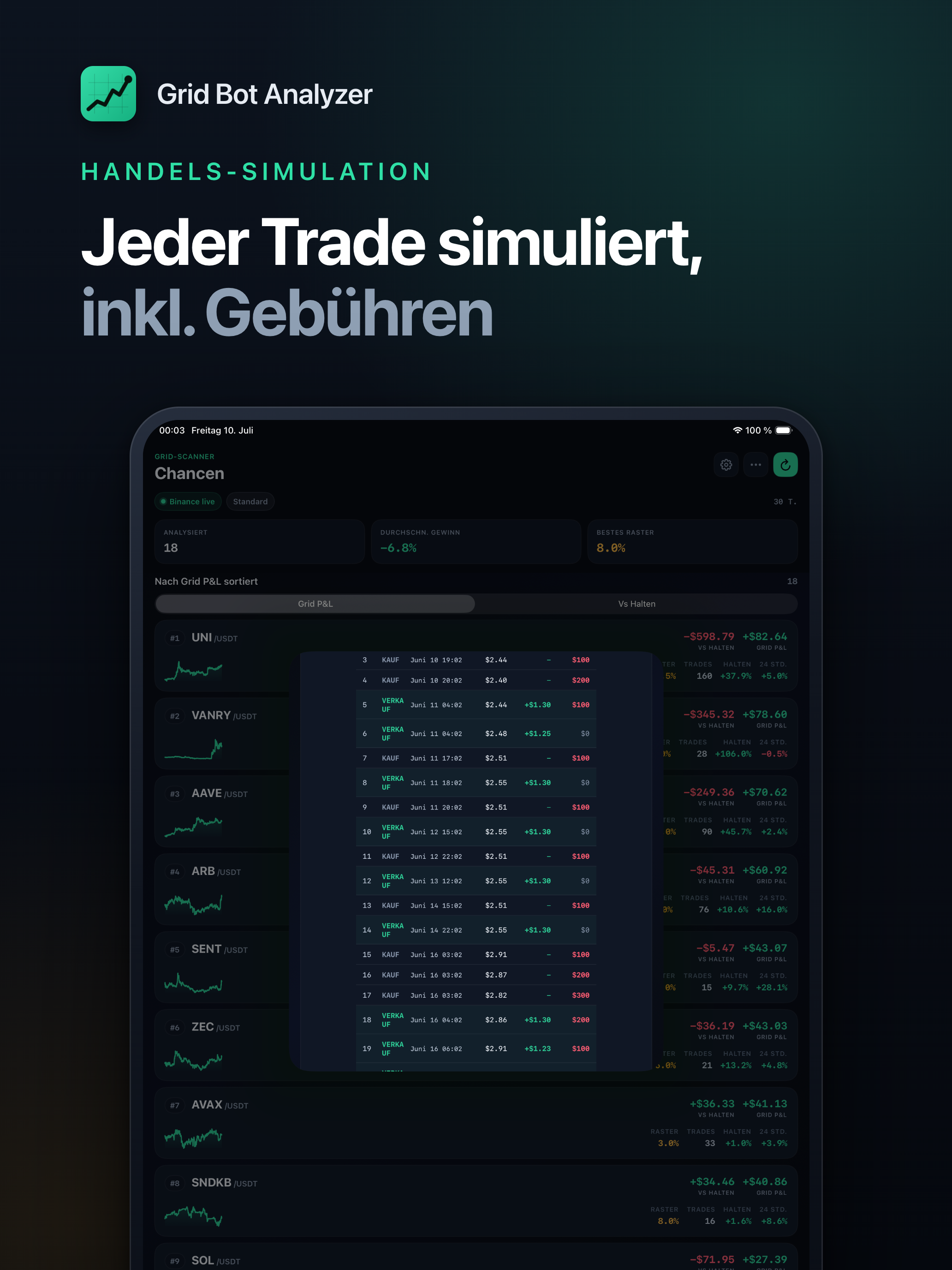 Crypto Grid Bot Analyzer screenshot 9