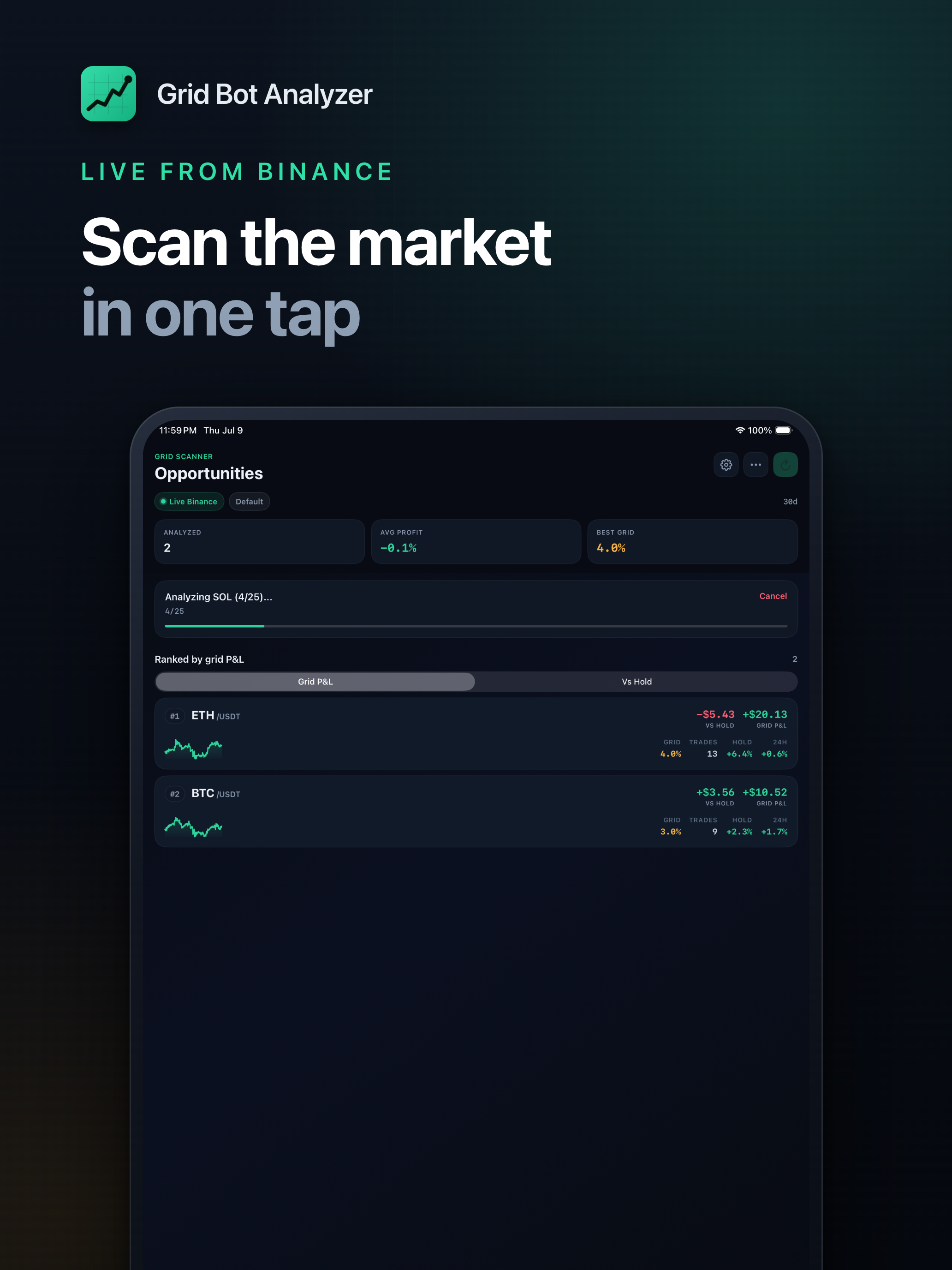 Crypto Grid Bot Analyzer screenshot 6