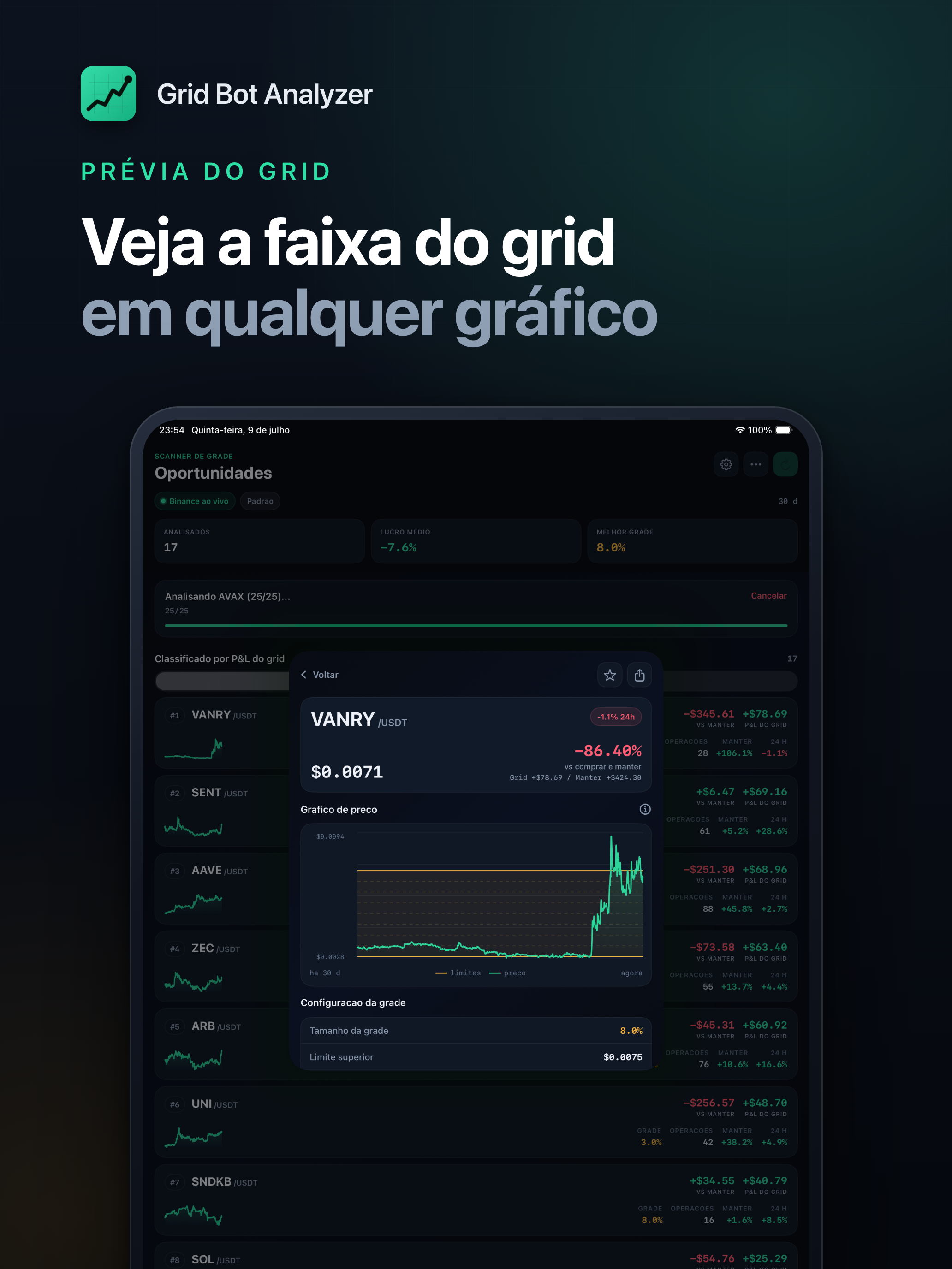 Crypto Grid Bot Analyzer screenshot 8